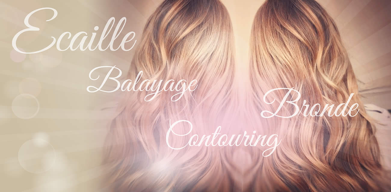 Hårmodell balayage og ecaille