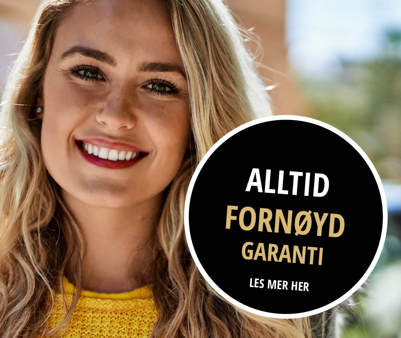 Misfornøyd? Få ny kostnadsfri time innen 48 timer