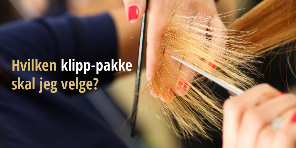 Velg klippepakken som passer deg best